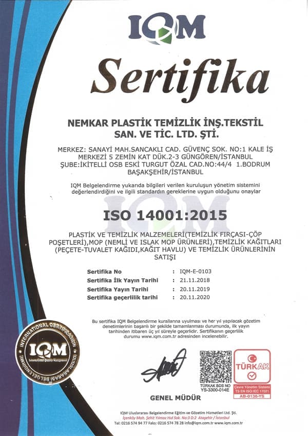 NEMKAR ISO 14001